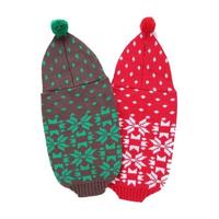 Chats et chiens moyens hiver chaud doux vacances pour animaux de compagnie tricoté coeur pull chiot chien pull pour la saison d'hiver