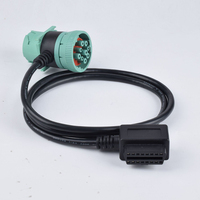 Auto Obd Stecker J1939 9Pin Stecker/Buchse auf 16Pin Obd 2 Buchse Obd Adapter LKW Fahrzeug Diagnose kabel