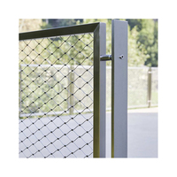 Ferrule Typ Ss Drahtseil netz Flexible Tier käfige Ferruled Inox Cable Mesh für Affen gehäuse