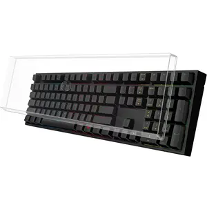Yageli fábrica atacado de alta qualidade design personalizado de computador transparente acrílico teclado capa