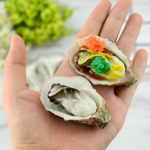 Artículos de decoración de hotel de comida falsa, juguetes para niños, modelo de ostra y almeja de barbacoa artificial - Product Image 4