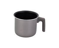 Mini-casserole en aluminium forgé écologique de Chine avec revêtement antiadhésif, compatible four et lave-vaisselle, pour café et lait, sans PFAS