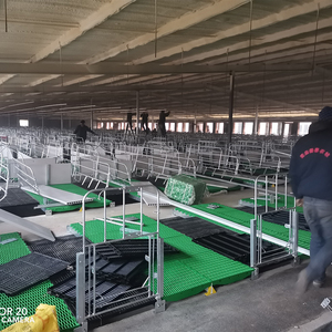 Lit de mise bas ventilé pour l'Asie du Sud, cage de mise bas pour truies galvanisée à chaud avec plancher antidérapant, équipement d'élevage porcin - Product Image 5