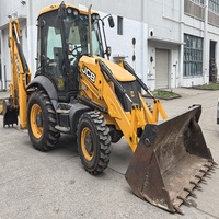 Haute Performance Utilisé JCB 3CX Chargeuses-pelleteuses Excavatrices Rentable 4x4 Retroexcavadora d'Occasion JCB 4CX Faibles Heures ECO