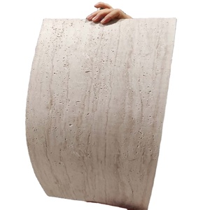 Chapa de piedra flexible de travertino suave, ladrillo falso duradero para apartamentos exteriores, salas de estar, dormitorios, escuelas, pasillos, hoteles, gimnasios - Product Image 1