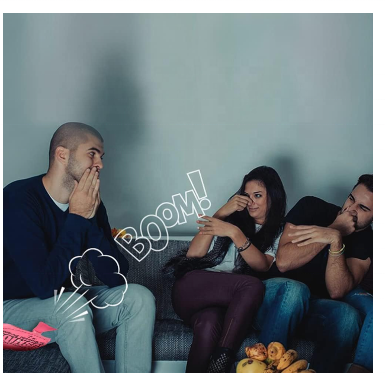 GmwyCzV 6x Coussin Peteur Autogonflant - Blague Farce Et Attrape Forme Caca Réutilisable Sans Odeur
