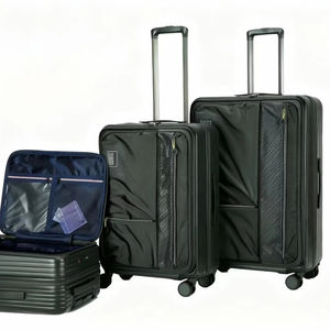 Vente directe usine : Valise thermoformée en PC, best-seller, avec poche avant et chariot en aluminium pour une organisation optimale - Product Image 1