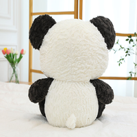 Peluche Panda avec Chapeau de Docteur, Rembourrée en Coton PP, Douce et Moelleuse, Cadeau de Fête des Diplômes et d'Anniversaire, Vente en Gros Usine
