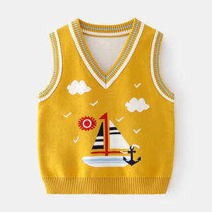 <span class=keywords><strong>Gilet</strong></span> en coton décontracté de style coréen pour tout-petits garçons Pull <span class=keywords><strong>sans</strong></span> <span class=keywords><strong>capuche</strong></span> avec dessin animé mignon <span class=keywords><strong>Gilet</strong></span> <span class=keywords><strong>sans</strong></span> manches à la mode - Product Image 2