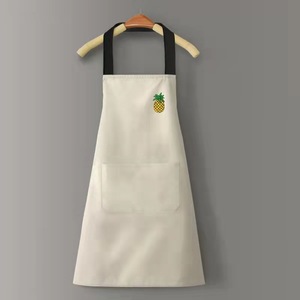 Grembiuli da cucina in poliestere con stampa Logo personalizzato per Chef <span class=keywords><strong>Stylist</strong></span> Grill ristorante Bar Shop cafè bellezza Nail Master grembiule - Product Image 4