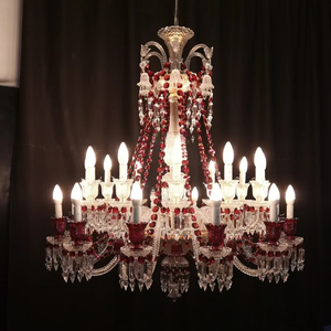 Lusso maria theresa party soffitto interno lampada a sospensione <span class=keywords><strong>in</strong></span> <span class=keywords><strong>cristallo</strong></span> per matrimonio hotel antico lampadario a candela - Product Image 1