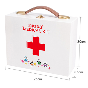 Trousse de <span class=keywords><strong>Docteur</strong></span> <span class=keywords><strong>en</strong></span> <span class=keywords><strong>Bois</strong></span> pour Enfants, Ensemble Médical Éducatif de Jeu d'Imitation avec Outils de Simulation Médicale, Sans BPA, Étui de Rangement Portable - Product Image 2
