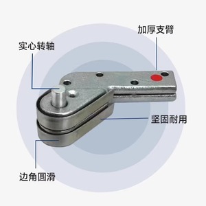 Bras excentrique à ressort de sol Kaishengxi pour quincaillerie de porte, support gauche et droit, accessoires de porte métalliques - Product Image 3