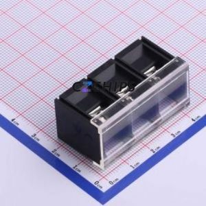 KF78C-13.0-3P Barrier Terminal Block Through hole Component (THT),P=13mm Connector With Cover Plate 13mm 1x3P Straight Pin - Product Image 1