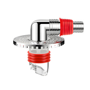 Conector de desagüe para <span class=keywords><strong>lavadora</strong></span>, <span class=keywords><strong>codo</strong></span> de ángulo recto, juego de 3 piezas, tubería de desagüe, prevención de olores de alcantarillado, prevención de desbordamientos, en T para baño - Product Image 5