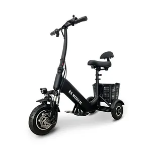 KSM-902 Ultra lightweight folding mobility scooter travel mobility e electric scooters with 3 wheels only 16 kgs