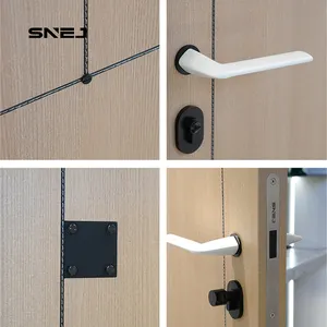 Easy To Install Modern Design Solid Wood Apartment Interior Door