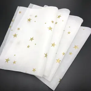 Fabrikant Custom Gedrukt Tissue Inpakpapier Voor Producten Verpakking Kleren Wikkelen Tissue Papier Vel