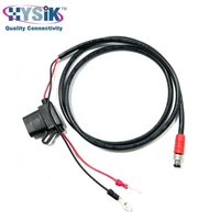 Kabel M8 3 Posisi Lurus Berujung Ganda dengan Kode a, Male Female PUR 1m untuk Robot End Effector Gripper