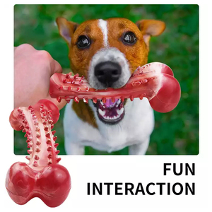 Jouets pour chiens à mâcher en caoutchouc dur naturel OEM personnalisés pour mâcheurs agressifs - Product Image 5