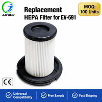Filtre HEPA de remplacement pour aspirateur balai sans fil EV-691, pièces détachées, accessoires de collecte de poussière haute efficacité