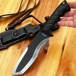 Cuchillo de Combate Personalizable para Infantería, Alta Calidad, Acero Inoxidable G10, Punta Caída, para Camping al Aire Libre, con Funda, Uso Diario, Grado DIY - Product Image 4