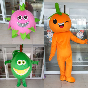 Costumes de personnages de dessins animés personnalisés fruits et légumes, accessoires de performance avec couvre-chefs mangue et ananas, pour spectacles de personnes portant des effets de <span class=keywords><strong>feu</strong></span> - Product Image 2