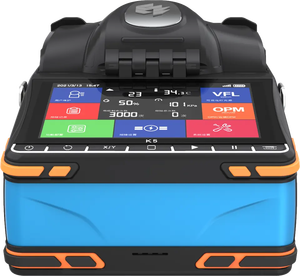เครื่องเชื่อมต่อใยแก้วนำแสง K5 Mini แบบ 6 มอเตอร์ พร้อมระบบจัดตำแหน่งแกนกลาง  สำหรับงานเชื่อมต่อใยแก้วนำแสง  รองรับเครื่องมือวัด OPM และ VFL สำหรับเครือข่ายโทรคมนาคม 4G GPRS ได้รับการรับรองมาตรฐาน CE และ RoHS - Product Image 2