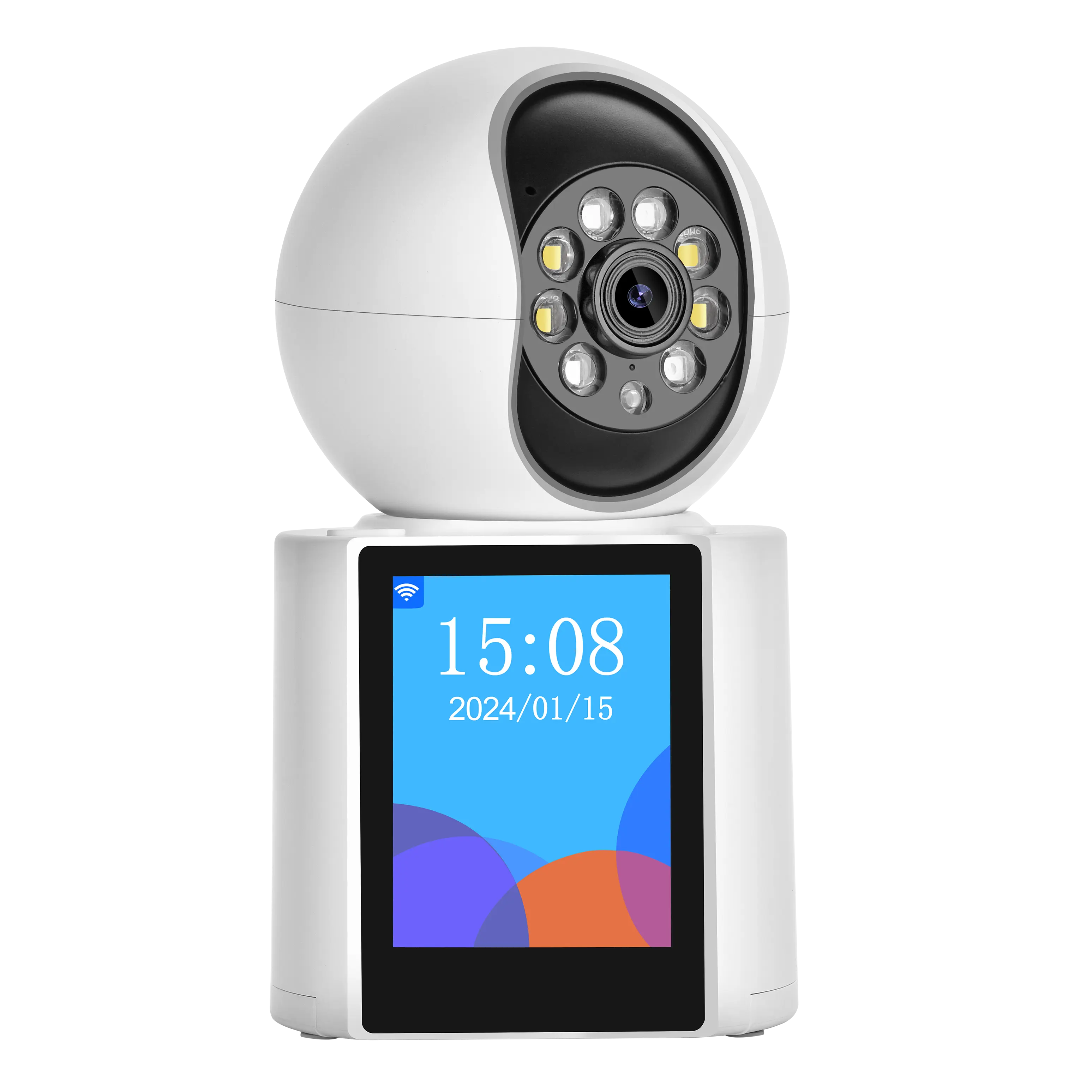 Icsee 3MP 2.8" Tela de vídeo chamadas interfone Bluetooth emparelhamento Wifi IP Segurança Áudio Monitor de bebê com câmera e aplicativo