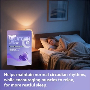 Sucette à la mélatonine OEM avec <span class=keywords><strong>vitamine</strong></span> B6, complément alimentaire <span class=keywords><strong>pour</strong></span> favoriser le sommeil, <span class=keywords><strong>pour</strong></span> s'endormir plus rapidement, détend et réduit le stress - Product Image 4