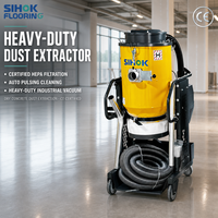 Aspirateur à béton SIHOK, séparateur de poussière cyclonique pour meuleuse à béton et extraction de poussière pour le ponçage des sols