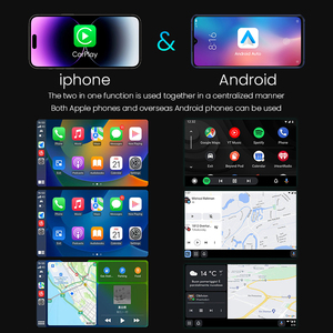 Diamond Design <b>Car</b> <b>USB</b> Mini Seamless connector 2 in 1 CarPlay Android Auto <b>Car</b> Stereo <b>Adapter</b> - Product Image 5