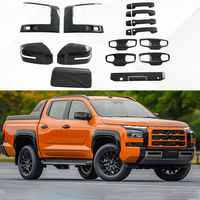 Poignée de porte automatique, phare, cache de réservoir de carburant, garniture de protection, accessoires extérieurs 4x4 pour Mitsubishi Triton L200 2023 2024 2025
