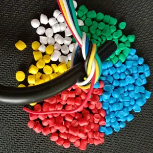 Hot Sale Farbe Kunststoff partikel PVC Rohmaterial für Spritzguss
