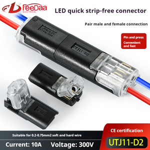 IP66 300V không thấm nước nhanh chóng mối nối nối cao-hiện tại 10A uốn thiết bị đầu cuối cho dây điện kết nối 2 Pin <span class=keywords><strong>PVC</strong></span> Nam/Nữ - Product Image 3