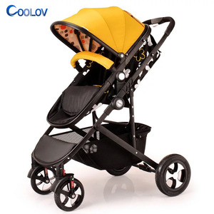 Thương hiệu hiện đại xe đẩy em bé đảo ngược cao xem xét Bebe prams chuyển đổi trở lại và phía trước Walker xe ghế 3 trong 1 Combo bán buôn - Product Image 4