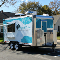 Volledig uitgeruste foodtruck, custom fastfood trailer, mobiele foodtruck, pizza, ijs, koffie, taco's, verkoopwagen te koop