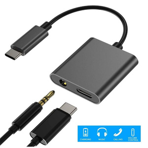 Bộ Chuyển Đổi <span class=keywords><strong>2</strong></span> Trong 1 Bộ Chuyển Đổi Tai Nghe Âm Thanh Type-C Sang 3.5Mm Và Cáp Chuyển Đổi Type-C - Product Image 4