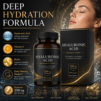 Capsules d'acide hyaluronique premium avec biotine et vitamine C pour soutenir l'hydratation du tissu conjunctif et de la peau - Fabricant OEM
