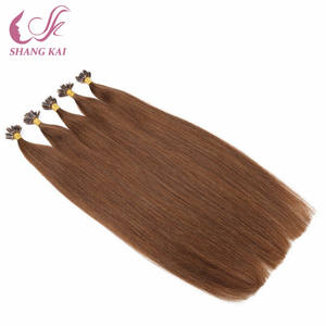 Vendita calda 30 pollici Russian Remy Hair U punta extension colore marrone fine vendita calda vendita calda U punta extension <span class=keywords><strong>capelli</strong></span> umani - Product Image 4