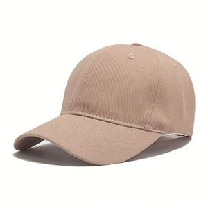 Wholesale Custom Caps Pure Cotton Baseball Cap Solid Color Light Board Sunshade Curved Soft Top for Women/Men Sporty Style - Product Image 4