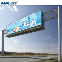 Panneau publicitaire LED double face MPLED P8 P10 Affichage numérique extérieur