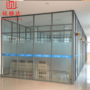Divisor de Vidrio Plegable sin Marco con Logotipo Personalizado, Separador de Oficina de Vidrio, Divisor Modular Ahorrador de Espacio, Sala de Reuniones Pequeña para Exteriores - Product Image 6