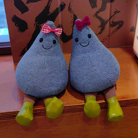 Peluches en peluche personnalisées de 5 pouces en forme de goutte d'eau cadeau d'entreprise de mascotte en peluche