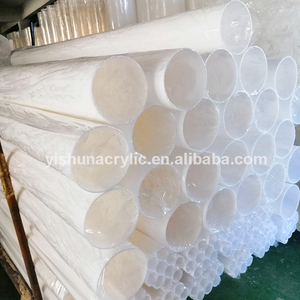 Vente en gros Diamètre 80mm 100mm 120mm 150mm 200mm 300mm Couleur Blanc Laiteux Pmma Plastique Acrylique <span class=keywords><strong>Tube</strong></span> Rond - Product Image 3