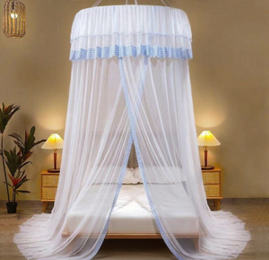 Lit à baldaquin style princesse pour lit queen et king size, <span class=keywords><strong>moustiquaire</strong></span> ronde - Product Image 2