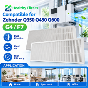 <span class=keywords><strong>Pour</strong></span> Zehnder ComfoAir Q350 Q450 Q600 G4 F7, ensemble de filtres à air de remplacement, 4 pièces, filtres de ventilation - Product Image 1