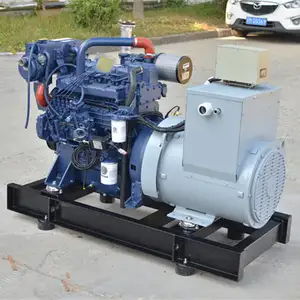 15kw 20kw 25kva 25kw 30kw 40kw 50kva 50kw Marine Diesel Generator Met Weichai Motor 50kw Marine Generator