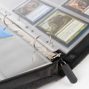 Carpeta de anillas tamaño <span class=keywords><strong>A4</strong></span> 2 personalizada, cubierta protectora de cuero, carpetas de papelería para archivar documentos, hechas de papel PP y Metal - Product Image 4