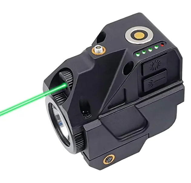 Touch lade glock 19 gun zubehör für mann grün dot anblick laser led pistole taschenlampe